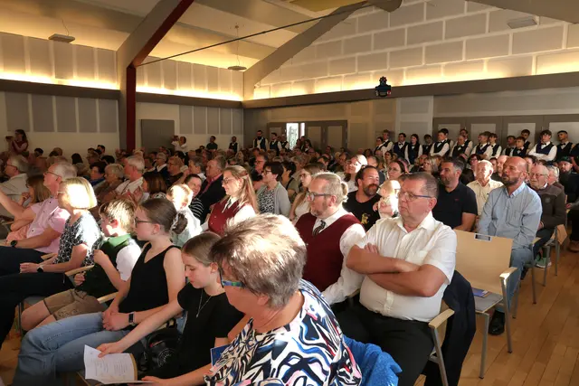 Der Konzertsaal war gut gefüllt.  | Foto: Werkskapelle/Jahnel