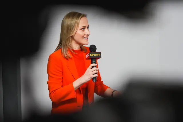"ORF"-Sportmoderatorin Alina Zellhofer. | Foto: ORF/Roman Zach-Kiesling