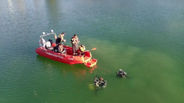 Gemeinsam mit den Tauchern der Feuerwehren Kapfenberg-Stadt und Bruck an der Mur führte die FF Wartberg eine erfolgreiche Wasserdienstübung am Freizeitsee Krieglach durch. | Foto: BFVMZ