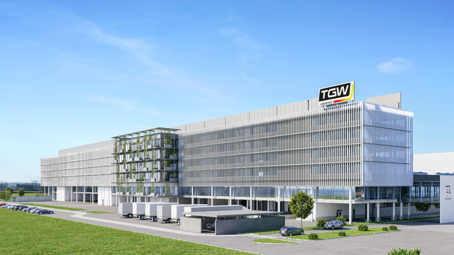 Die neue TGW-Zentrale in Marchtrenk soll rund 50 Millionen Euro kosten und auf 14.000 Quadratmetern Platz für 400 Mitarbeiter bieten. | Foto: TGW-Logistics