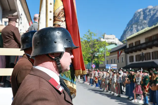 Festakt 150 Jahre Trachtenmusikkapelle Werfen und Fahrzeugweihe der FF Werfen. | Foto: Land Salzburg/Franz Neumayr