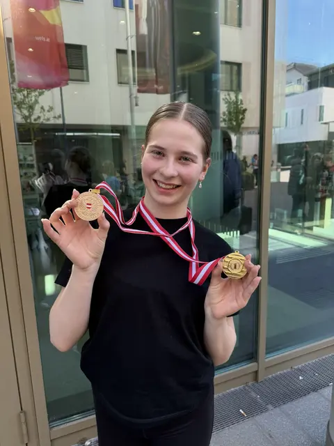 Hanna Schmidt holte sich in der Kategorie Children Solo Jazz den österreichischen Meistertitel.  | Foto: enzorama