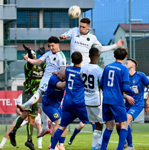 Die Vorentscheidung: Mauro Marichal Gonzalez beförderte das Leder per Kopf zum 2:0 ins Netz. | Foto: Hassl
