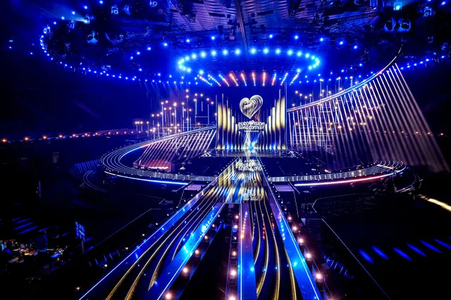 So sieht die gigantische Bühne für den Eurovision Song Contest aus. | Foto: ORF/Roman Zach-Kiesling
