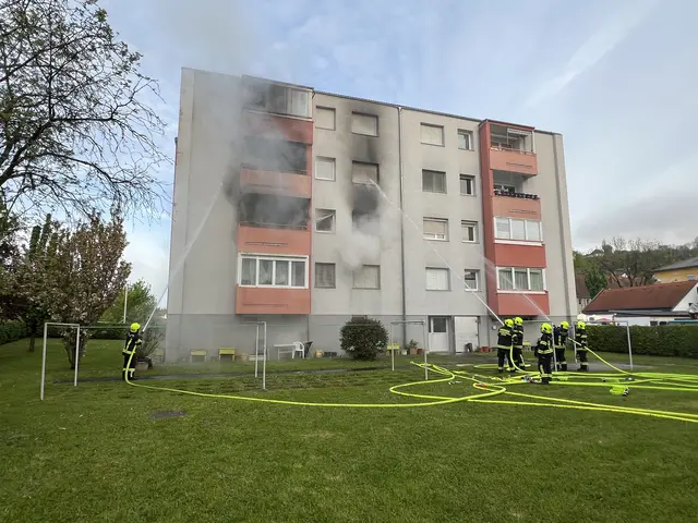 Wohnungsbrand im Wehrgraben