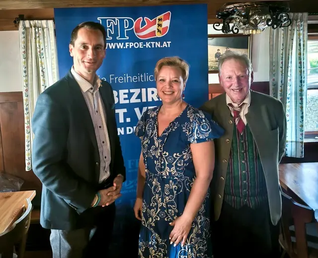 LAbg. Bgm. DI Michael Reiner, GR Ing. Johanna Radl, Ferdinand Kernmaier (v.l.n.r.) | Foto: FPÖ Kärnten