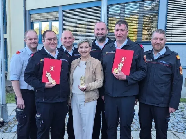 Beim 62. burgenländischen Landesfeuerwehrleistungsbewerb in Gold stellten sich mehrere Kameraden der anspruchsvollen Prüfung.  | Foto: FF Mattersburg