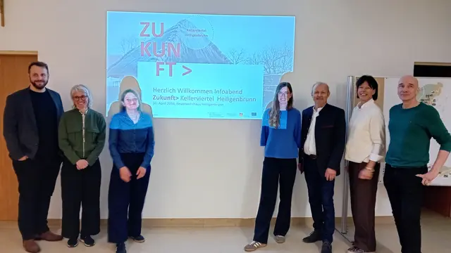 Im Feuerwehrhaus Heiligenbrunn fand ein Infoabend über die Zukunft des Kellerviertels statt. | Foto: Gemeinde Heiligenbrunn