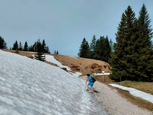 Schnee gibt's auch noch... | Foto: H.Bachinger