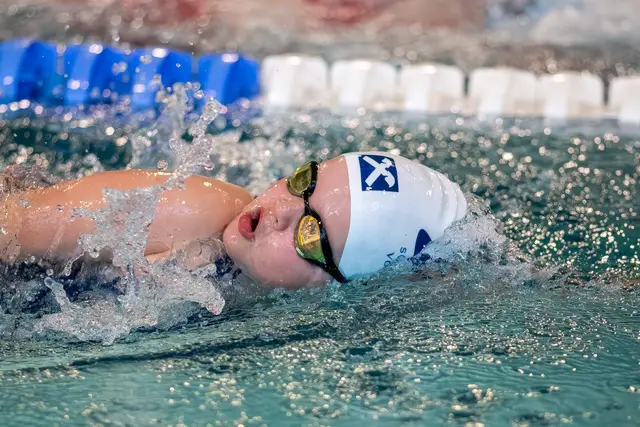 Maya Schüller-Reichl holte als jüngste Teilnehmerin über 200 m Freistil die Goldmedaille | Foto: Johanna Schüller-Reichl / SVV