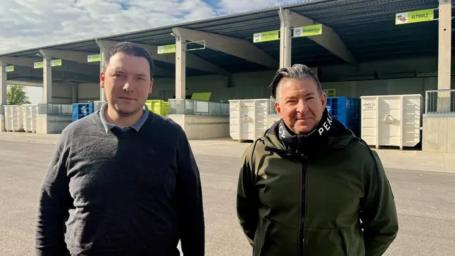 Umweltgemeinderat Daniel Albrecht und Infrastrukturstadtrat Oliver Hausner | Foto: Stadtgemeinde Fischamend