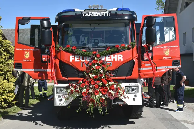 Das neue Einsatzfahrzeug, ein HLF 1 -LB der FF Takern II | Foto: Gerald Dreisiebner