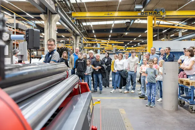 Die Besucher durften in die technischen Bereiche des Unternehmens eintauchen. | Foto: Scheuch