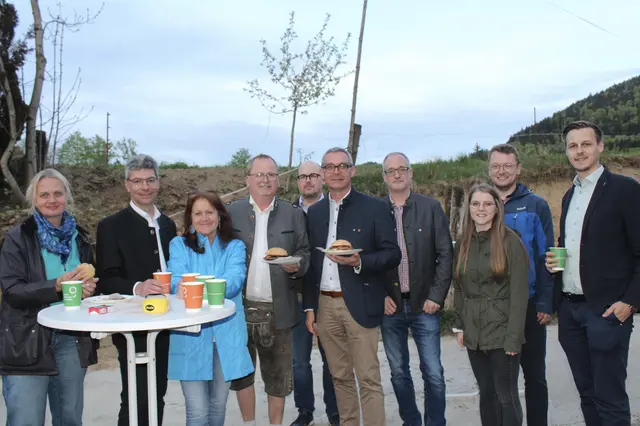Hofgespräch mit Präsident und Wagyuburgern