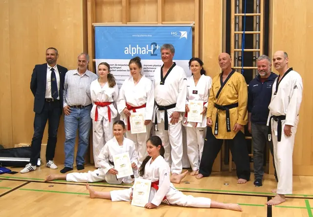 Alle Prüflinge bestanden die Prüfung. | Foto: Taekwondo Kitzbühel