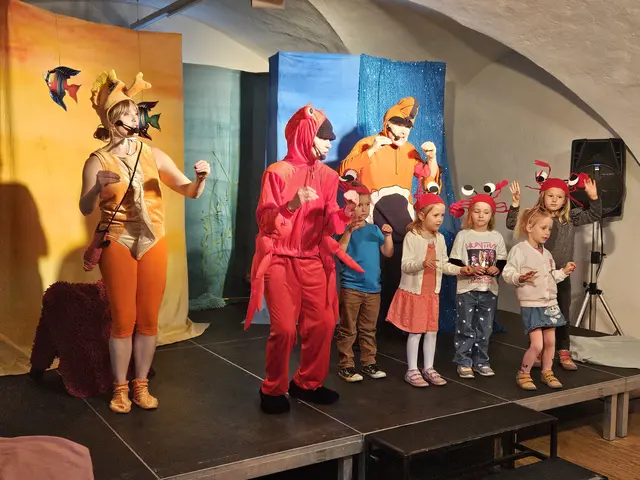 Mit großer Begeisterung schlüpften die Kinder selbst in unterschiedliche Rollen.  | Foto: Stadtgemeinde Laa