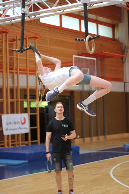 Spektakuläre Sprünge in Eisenstadt.  | Foto: Sportunion