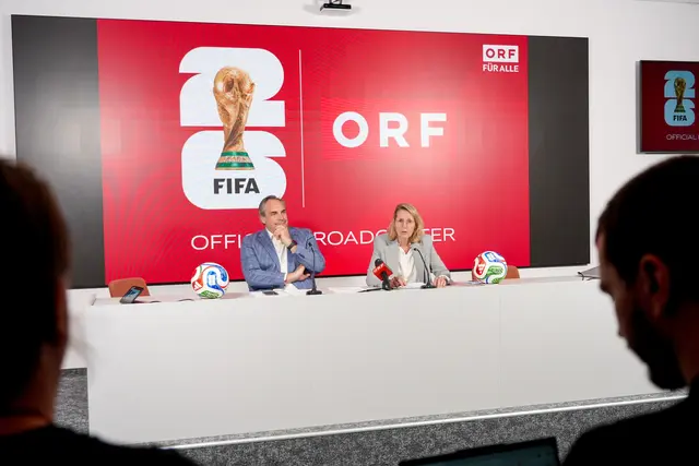 Die interimistischen ORF-Sportchefs Veronika Dragon Berger und Martin Szerencsi. | Foto: ORF/Roman Zach-Kiesling