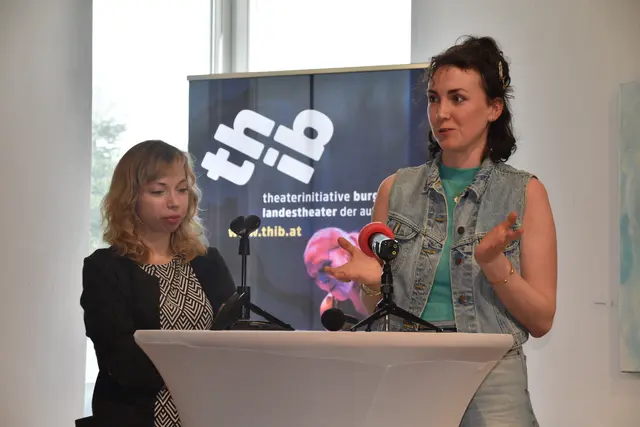 Regisseurin Valentina Himmelbauer und Darstellerin Myriam Angela | Foto: MeinBezirk/Michael Strini