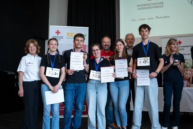 2. Platz EXPERT "Herzschlagheldinnen". | Foto: Rotes Kreuz/Damir Bijedic