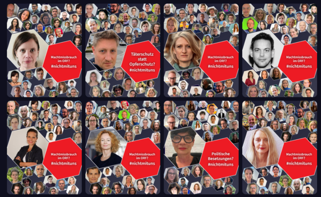 Thematisiert werden unter anderem politische Besetzungen, Machtmissbrauch sowie der Umgang mit Vorwürfen innerhalb des Unternehmens. | Foto: Screenshot/nichtmituns.net