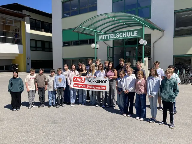 Der Workshop für Verkehrserziehung wurde vom ARBÖ in der Mittelschule Stumm durchgeführt.  | Foto: ARBÖ