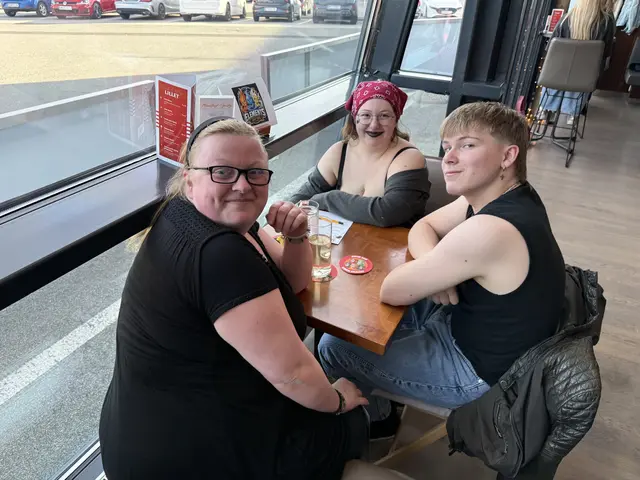Elisabeth, Emely und Matthias