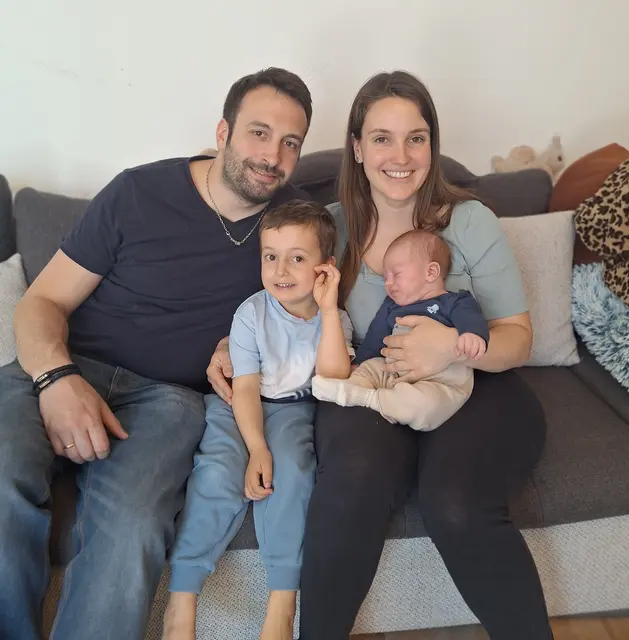 Familie Lorrai: Timo und Michelle mit Matteo und Valentin | Foto: Marktgemeinde Lanzenkirchen