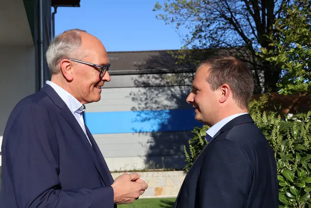 Thomas Wimleitner und Gerald Nussbichler | Foto: MeinBezirk/Constance Haslberger