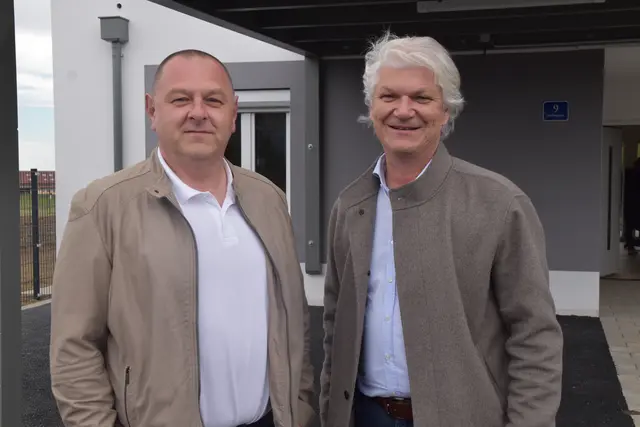 Gute Zusammenarbeit: Vizebürgermeister Ronald Muhr und Bürgermeister Joachim Radics | Foto: MeinBezirk/Michael Strini
