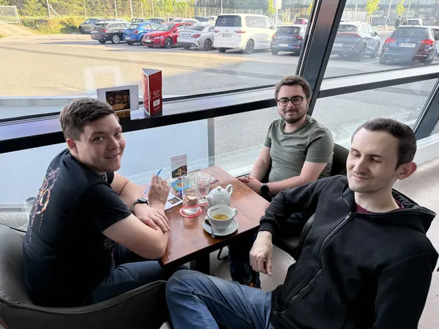 Christoph, Andi und Sascha