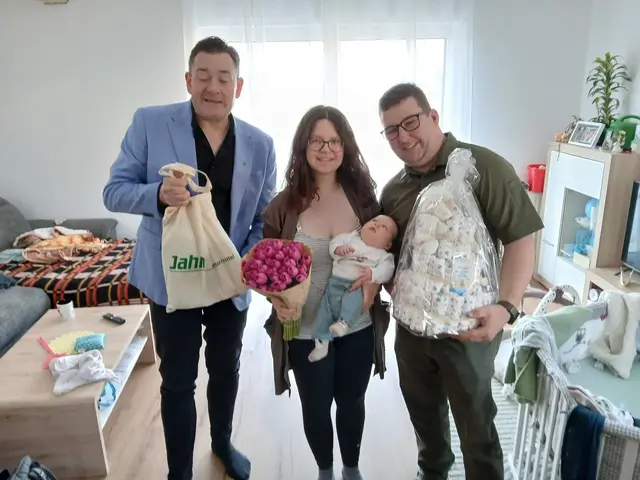 Familie Kirchsteiger begrüßt Tochter Linnea in Matzendorf-Hölles