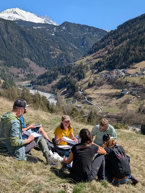Das dritte Ausbildungsmodul wurde im Naturpark Kaunergrat umgesetzt. | Foto: Hermann Sonntag