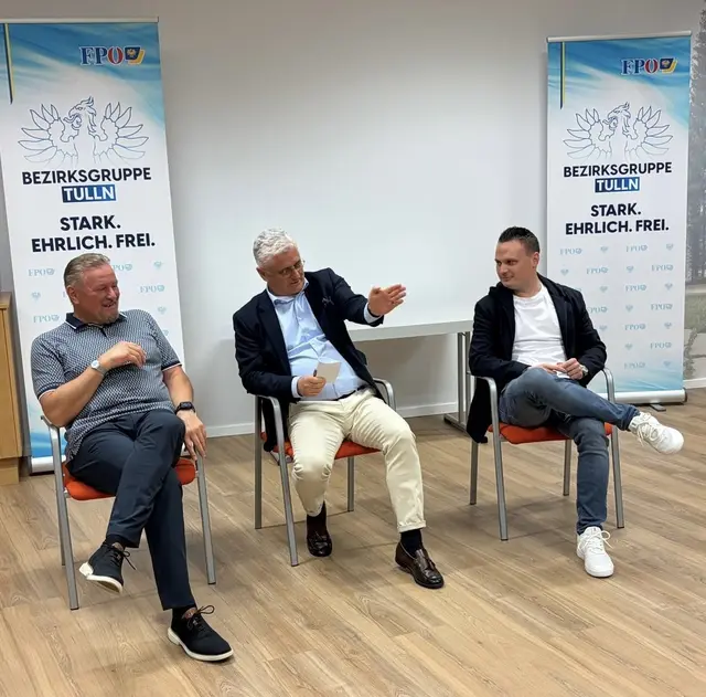 MdEP Roman Haider, LR Martin Antauer und LAbg. Andreas Bors 
 | Foto: zVg