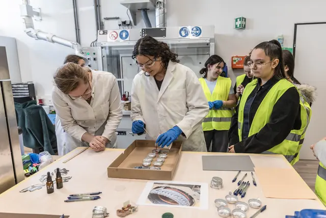 Girls Day bei Traktionssysteme Austria. | Foto: Traktionssysteme Austria