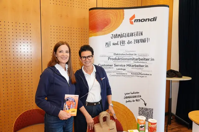 Zu den Ausstellern gehörte auch die Mondi aus Zeltweg. | Foto: MeinBezirk/Michael Blinzer