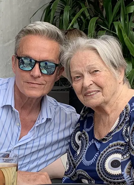 Alfons Haider mit seiner Mutter Anna. Im Oktober 2023 musste sich der Wiener von ihr verabschieden. Noch heute ist die "Löwin" in seinem Herzen. | Foto: privat