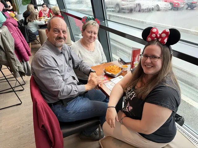 Corina, Nicole und Peter