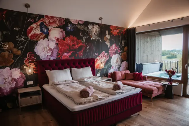 Jede der vier Lodges ist individuell gestaltet und steht für eine eigene Jahreszeit. | Foto: Michaela Lorber
