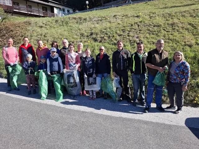 Große Mengen an Abfall wurden in Mösern gesammelt
