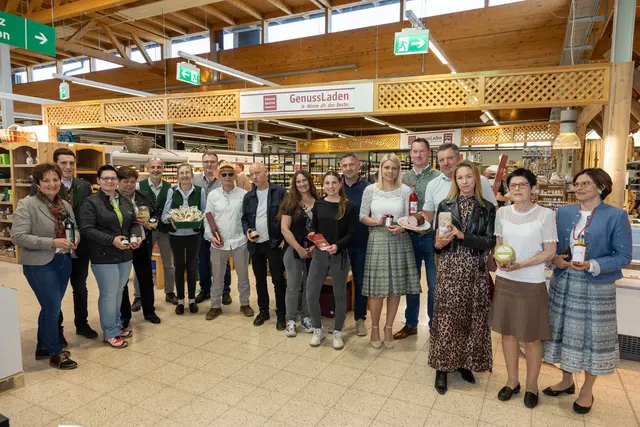 Die stolzen Siegerinnen und Sieger aus der Süd- und Weststeiermark. Sie werden beim HochGenuss in den Kasematten ihre Produkte vorstellen. | Foto: Robert Frankl