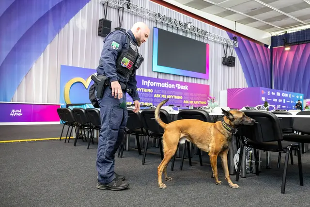 Seit dem späten Mittwochnachmittag gilt für die Wiener Stadthalle die höchste Sicherheitsstufe.  | Foto: ORF/Christian Öser