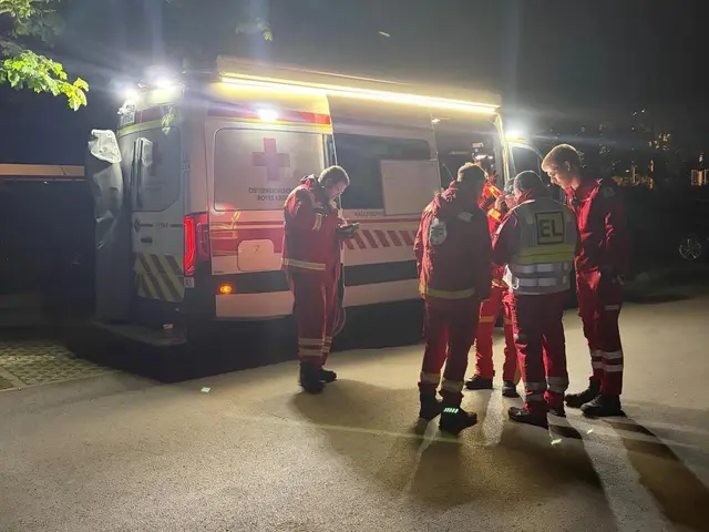 Das Rote Kreuz, die Polizei sowie mehrere Staffeln der Österreichischen Rettungshundebrigade waren bei der Suchaktion im Einsatz. | Foto: ÖRHB OÖ