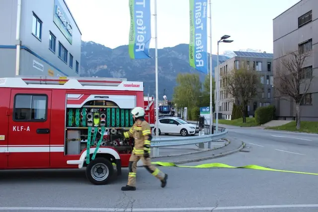 Feuerwehr Thaur trainierte für den Ernstfall