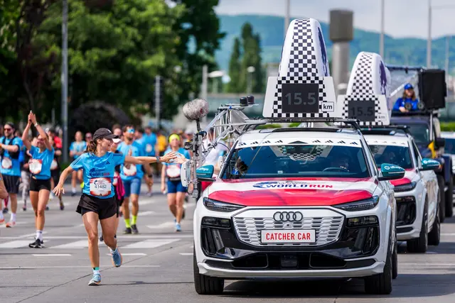 Das Catcher Car gehört zum Wings for Life Run wie die Unterstützung für die Rückenmarksforschung. | Foto: Philip-Platzer