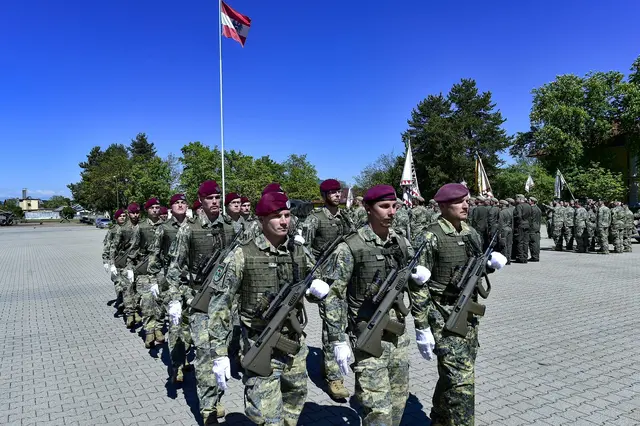 Die 7. Jägerbrigade zelebrierte heute in der Georg-Goess-Kaserne in Klagenfurt ihren Brigadetag. | Foto: Michael Steinberger/Bundesheer 