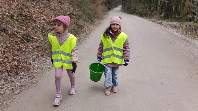 Über 800 Kröten gerettet, so halfen die Freiwilligen in Steyersberg