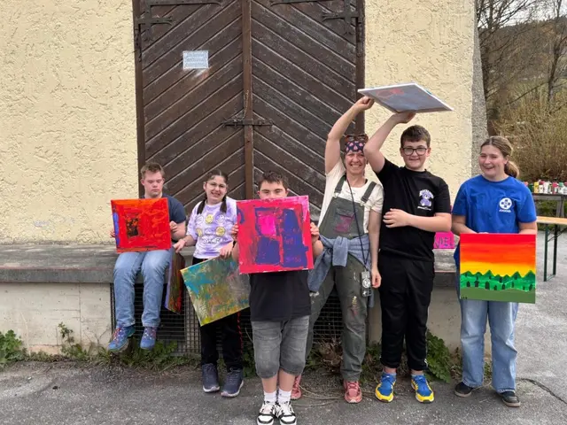 Besonders beliebt ist das Ferienprogramm des Kulturvereins, bei dem sich die Kinder kreativ ausleben können. | Foto: KuHoBa
