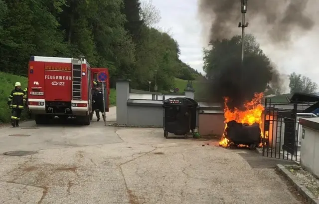 Die Freiwillige Feuerwehr Maria Saal stand mit sieben Personen im Brandeinsatz. | Foto: FF Maria Saal