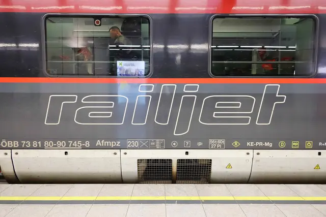 Ein voller Railjet sorgte am Bahnhof Meidling für einen Polizeieinsatz. (Archiv) | Foto: APA-Images / Pressefoto Scharinger / Daniel Scharinger